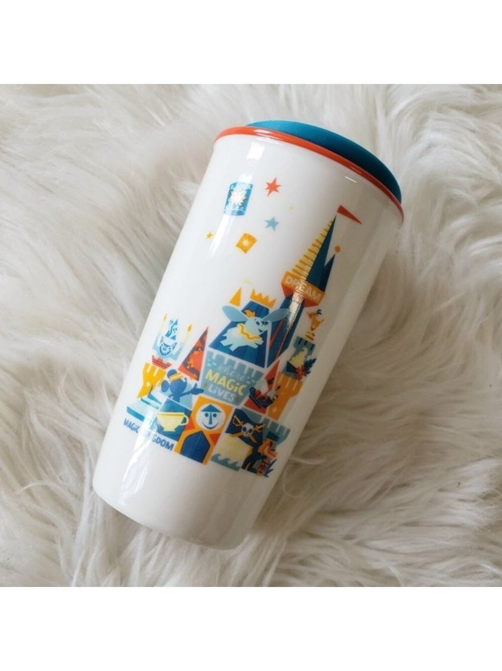 Disney Starbucks Magic Kingdom Ceramic Tumbler - Picture 1 of 12